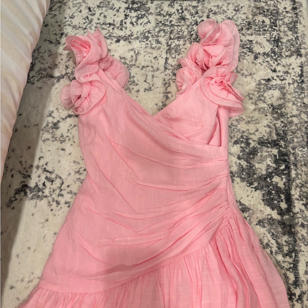 Pink Ruffled Dress - Picture 2 of 5